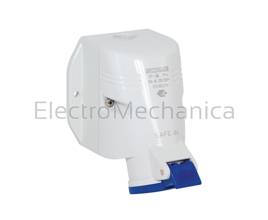 513.6353T 63A 2P+E IP54 SURF SWITCH SOCKET
