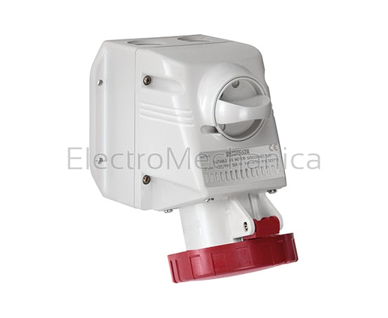 518.3257TS 32A 3P+N+E IP67 SURF SWTH SOCKET