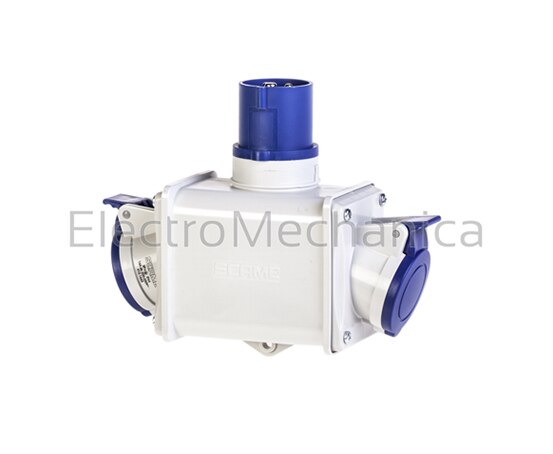 600.1623 16A 2P+E TO 2x 16A 2P+E ADAPTOR
