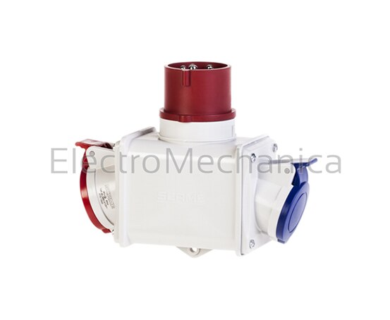 600.1629 16A 3P+N+E TO 16A 2&3P+E ADAPTOR