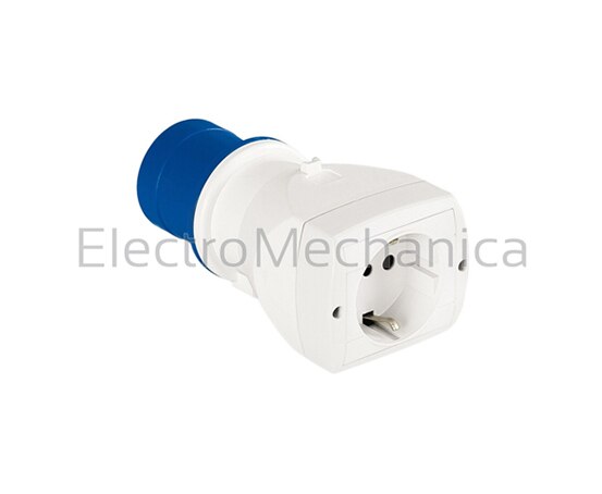 610.3720 16A 2P+E TO 16A SCHUKO SOC ADAPT