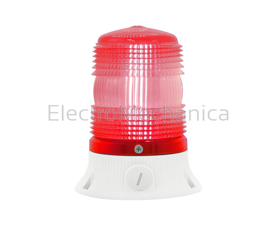 66513 RED MINI FLR LED BEACON 90-240VAC
