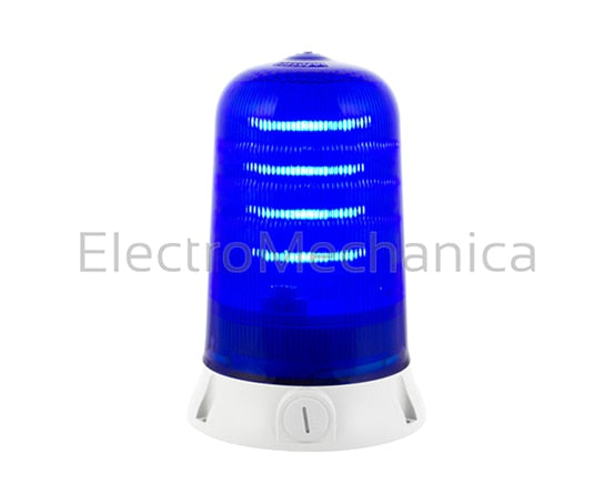 90061 BLU ROTATING BEACON 12-24VAC/DC