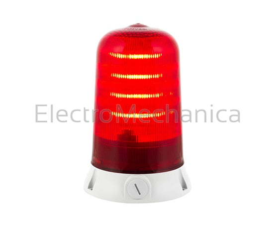 90063 RED ROTATING BEACON 12-24VAC/DC