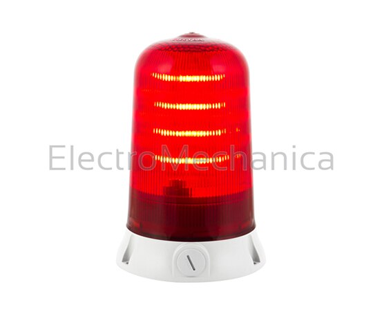 90083 RED ROTATING BEACON 90-240VAC