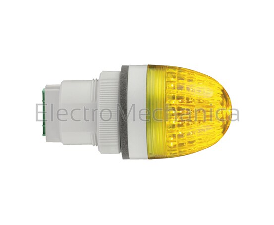 91155-YELLOW PANEL MOUNT SIGNAL DEVICE YLW