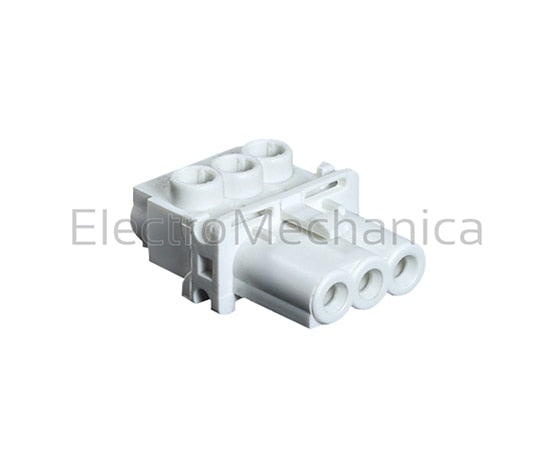91.931.9053.0 16A 3P FLUSH P/MOUNT FEMALE CONN
