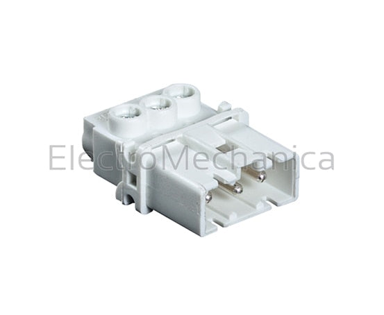 91.932.9153.0 16A 3P FLUSH P/MOUNT MALE CONN