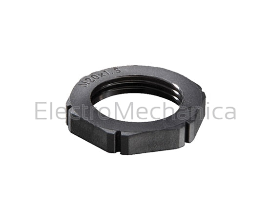 10061784 M32 GLAND LOCKNUT BLACK