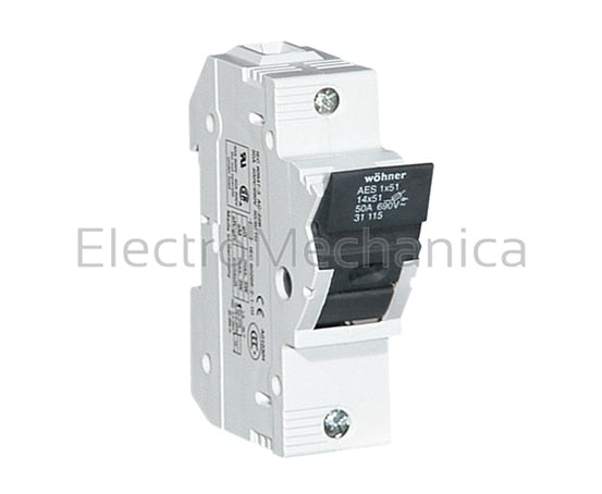31115 14x51 1P CYLINDRICAL FUSE HOLDER