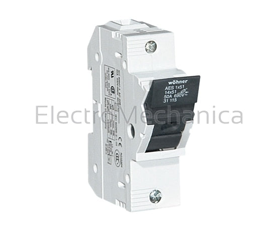 31120 22x58 1P CYLINDRICAL FUSE HOLDER